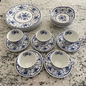 Indies Blue England John Bros Ironstone